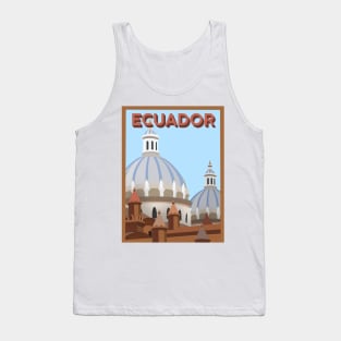 Cuenca Ecuador Travel Poster Tank Top